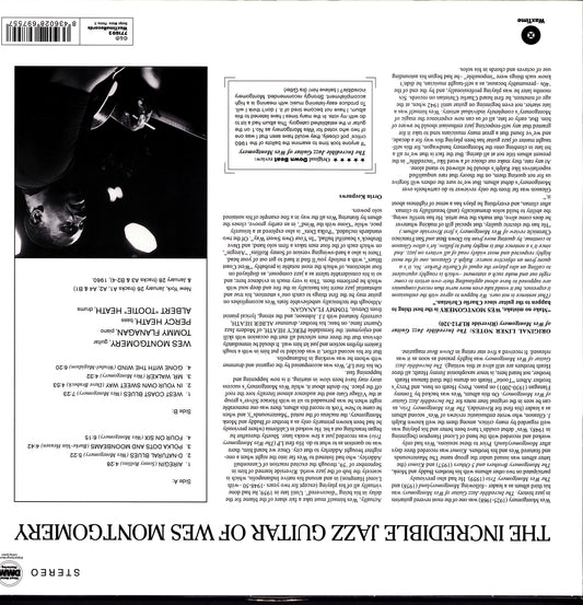 Wes Montgomery - The Incredible Jazz Guitar Of Wes Montgomery (Vinyl LP | EU Reissue | 2011 | Limited Edition | 180 Gram)