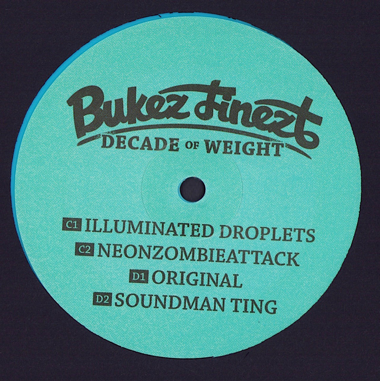 Bukez Finezt ‎- Decade Of Weight Turquoise Vinyl 2LP Limited Edition