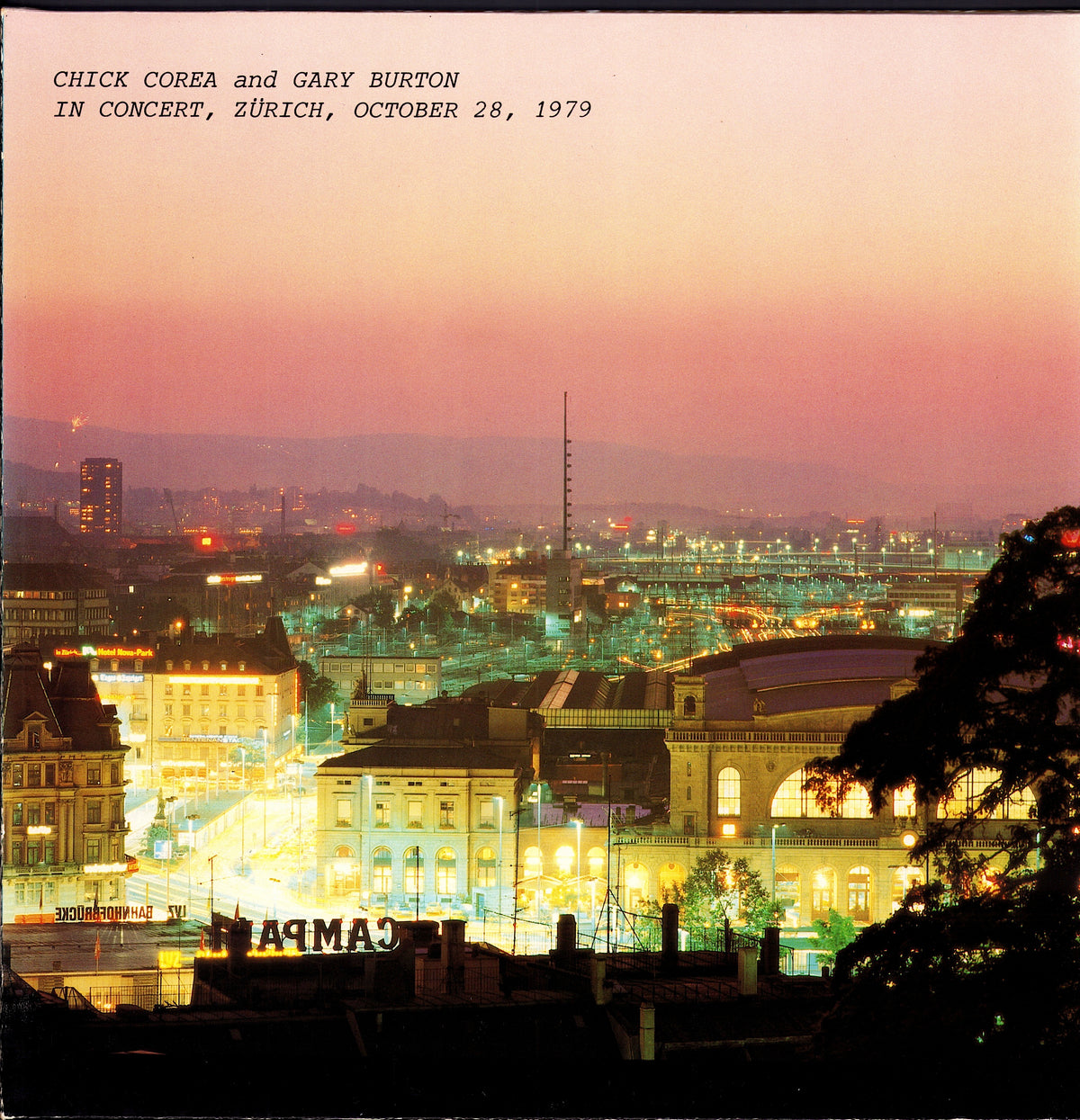 Chick Corea And Gary Burton – In Concert, Zürich, October 28, 1979 2xVinyl LP | DE Original | 1980