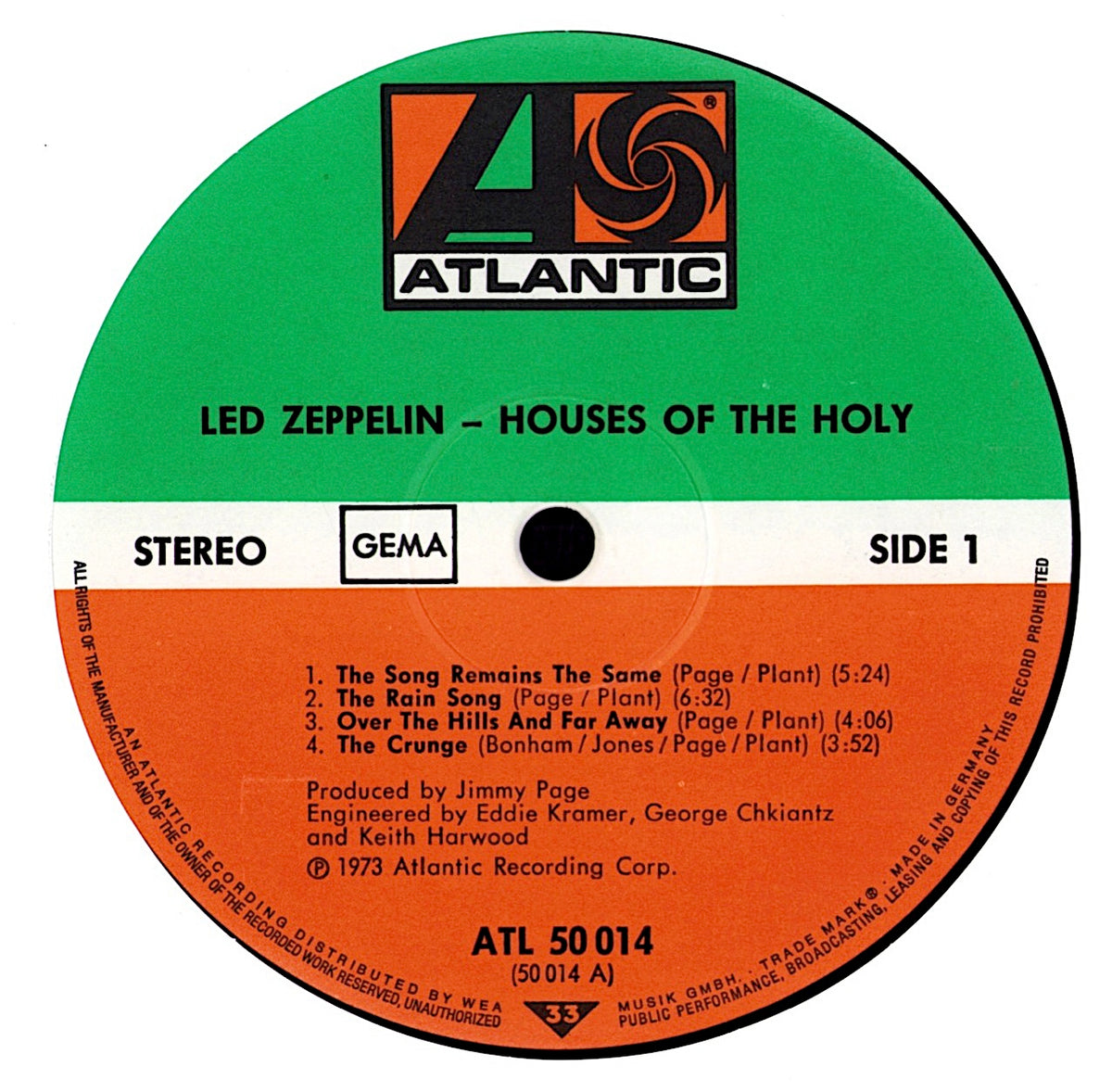 Led Zeppelin - Houses Of The Holy (Vinyl LP | Gatefold | DE Original | 1973)