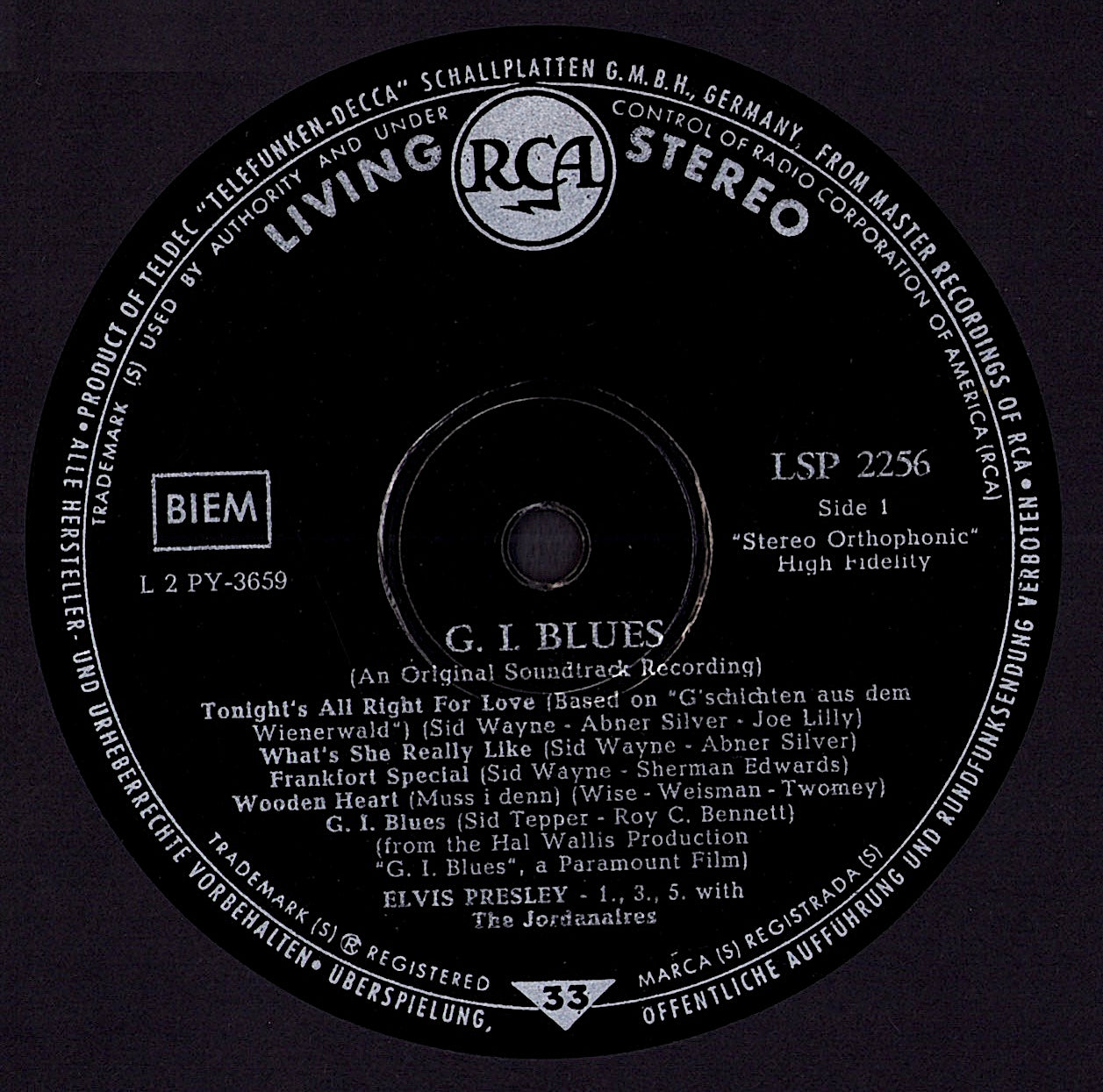 Elvis Presley - G. I. Blues (Vinyl LP | DE Original | 1960)