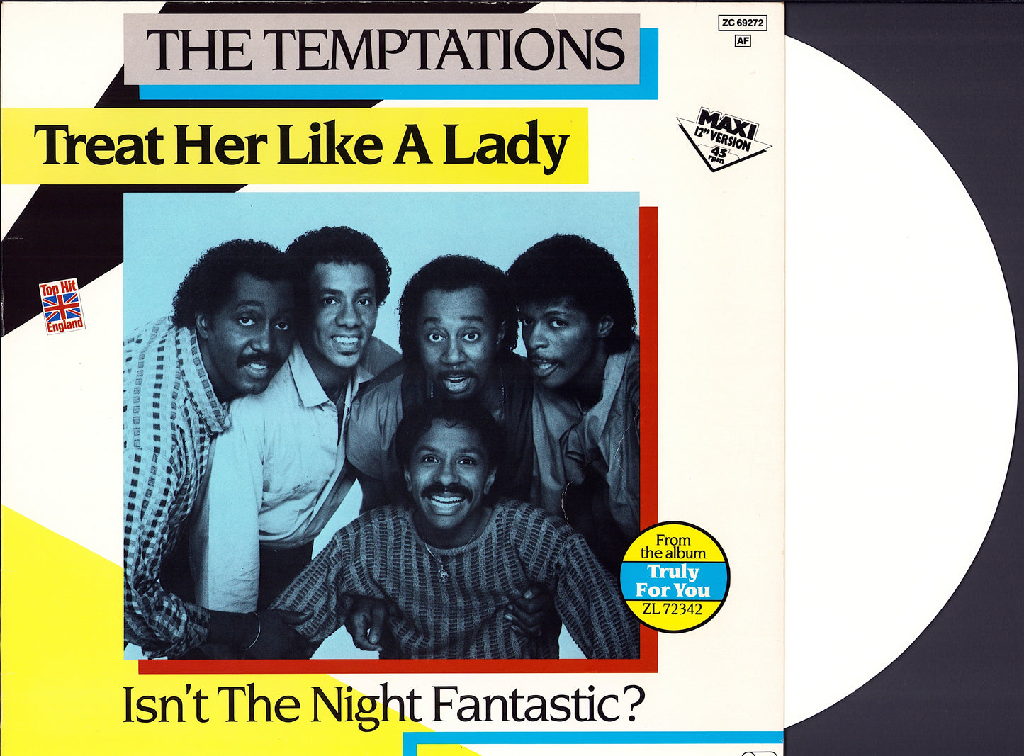 The Temptations – Treat Her Like A Lady White Vinyl 12"