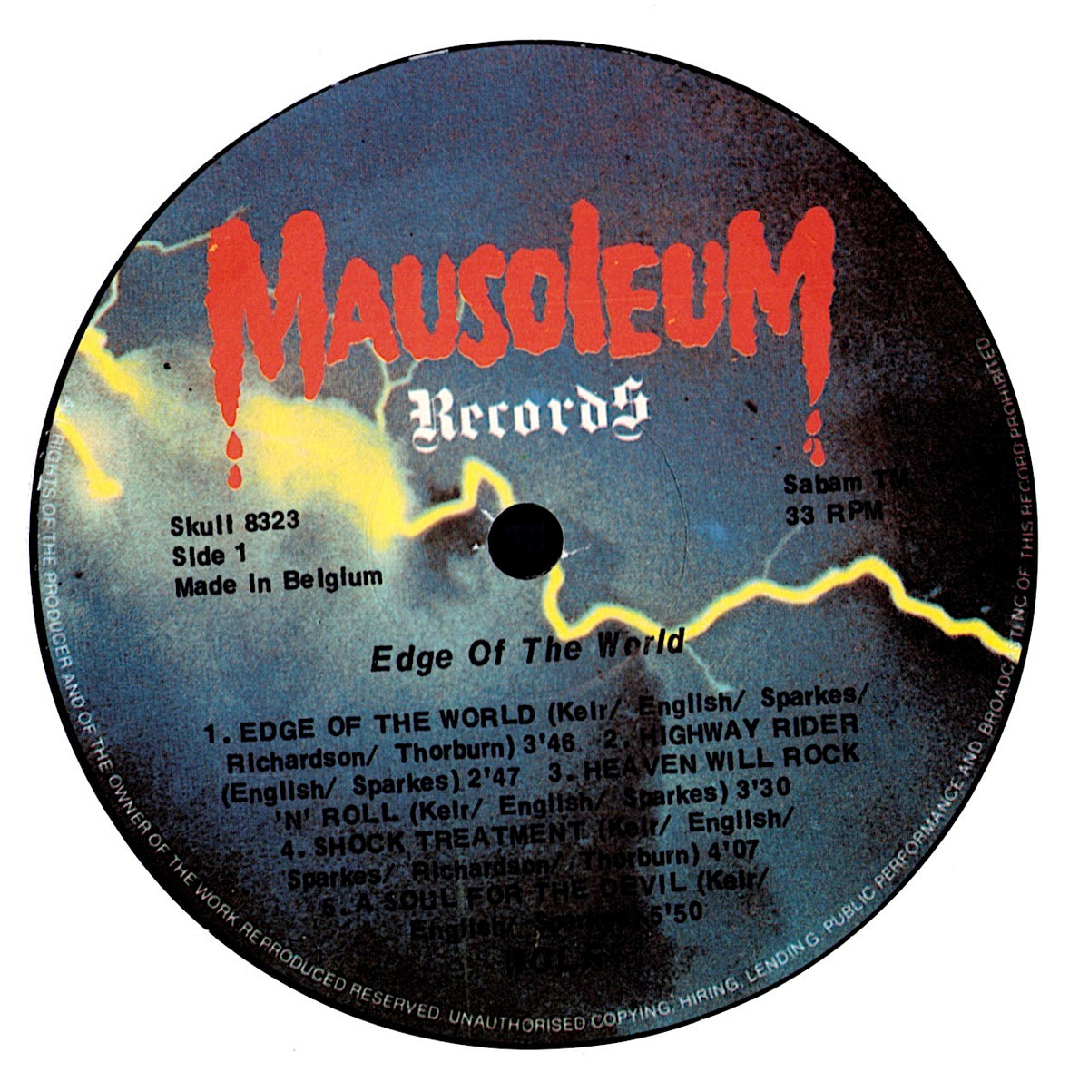 Killer - Shock Waves Vinyl LP | BE Original | 1984 Kopie