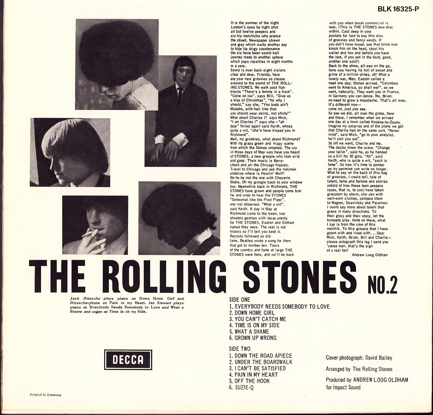 The Rolling Stones - No. 2 Vinyl LP