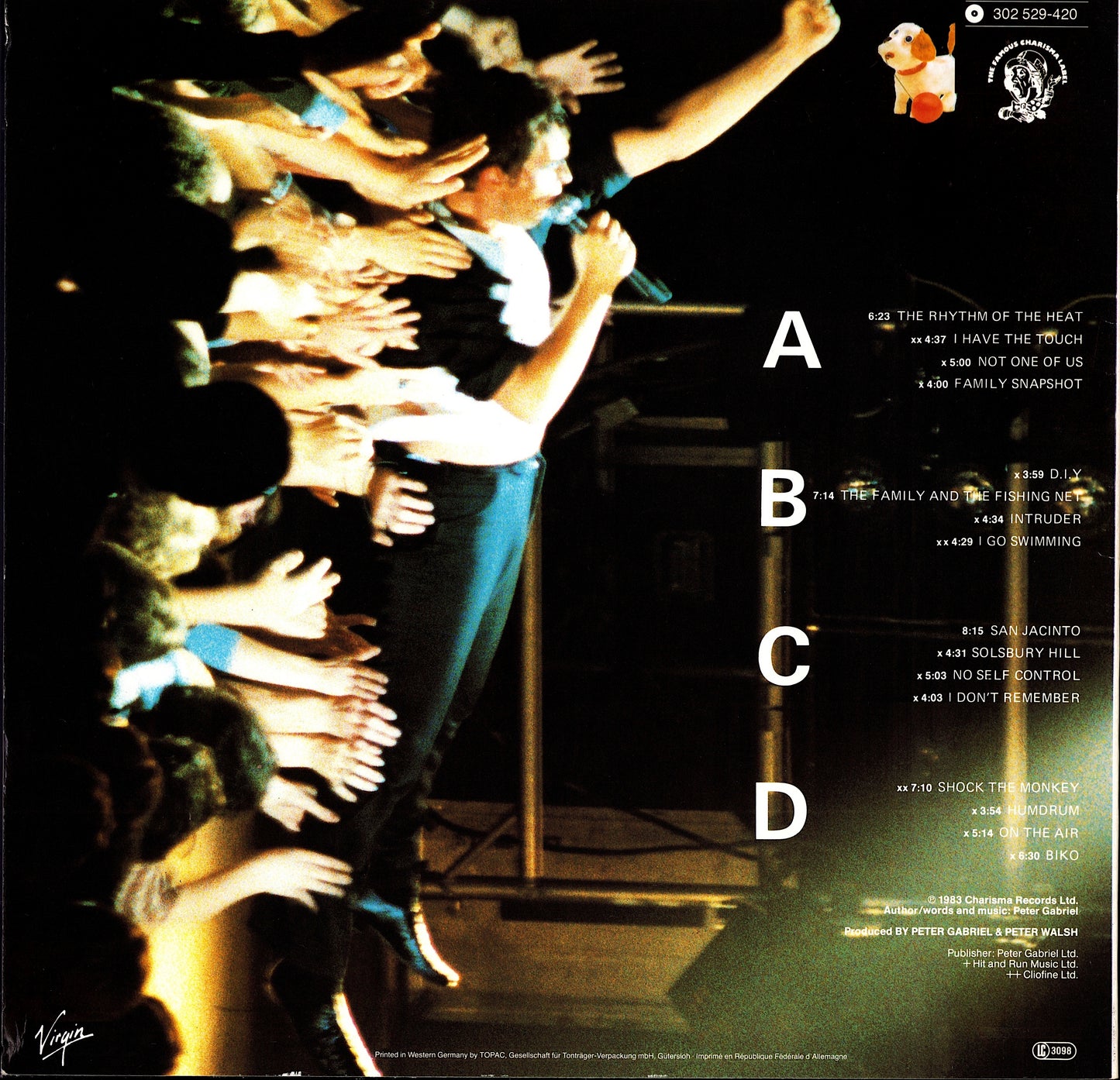 Peter Gabriel - Plays Live Vinyl 2LP