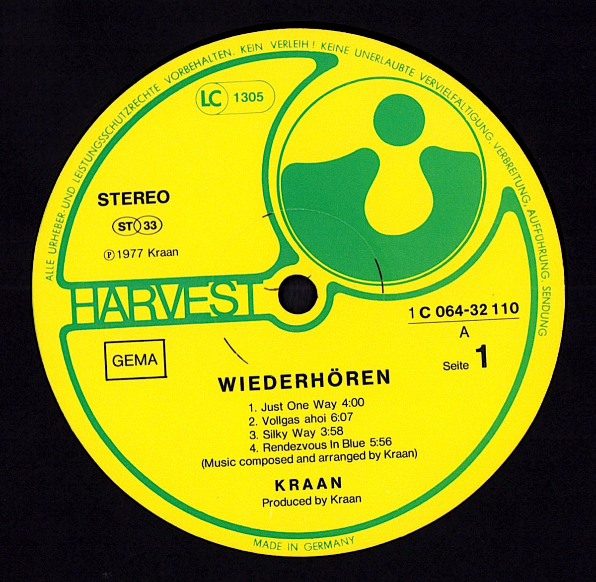 Kraan - Flyday Vinyl LP | DE Original | 1978 Kopie