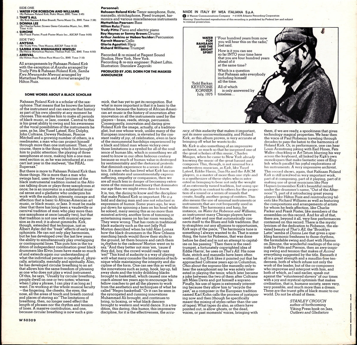 Roland Kirk With Jack McDuff - Funk Underneath Vinyl LP | DE Reissue | 1967 Kopie Kopie