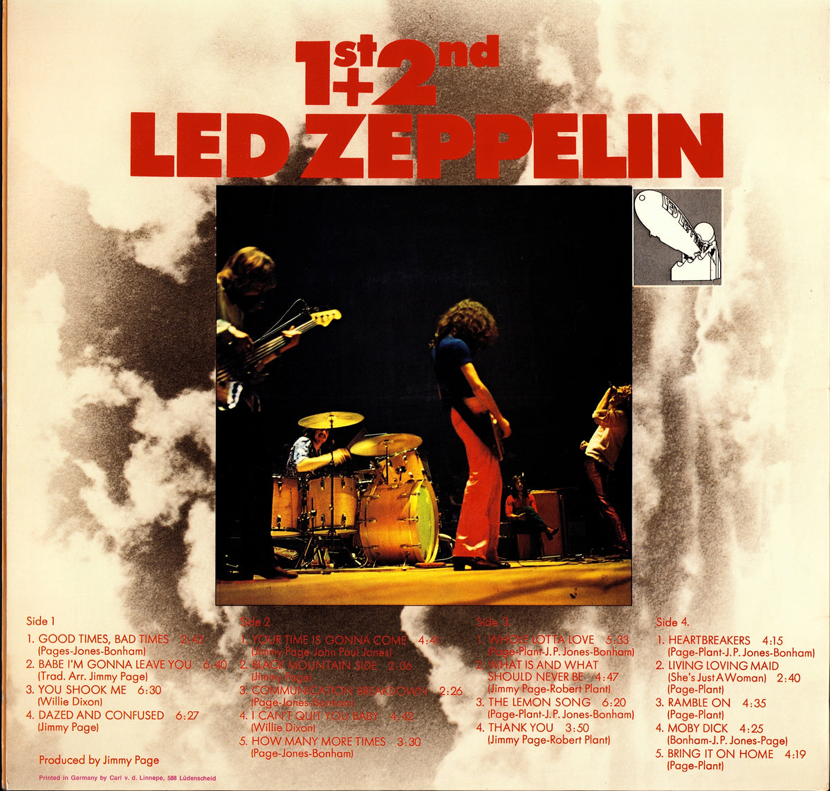 Led Zeppelin - 1st + 2nd (Vinyl 2LP | DE Original | 1970)