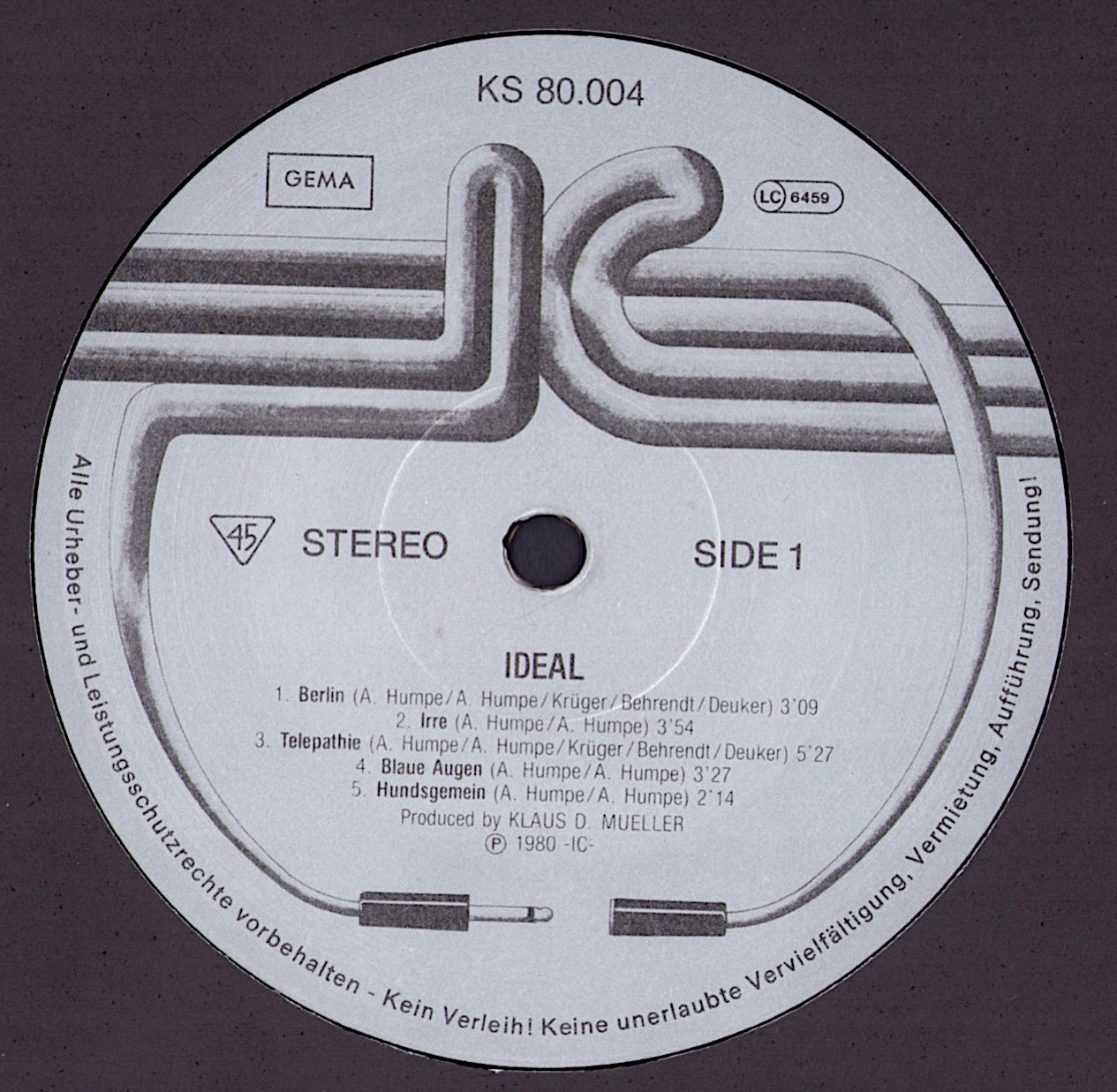 Ideal - Ideal Vinyl LP