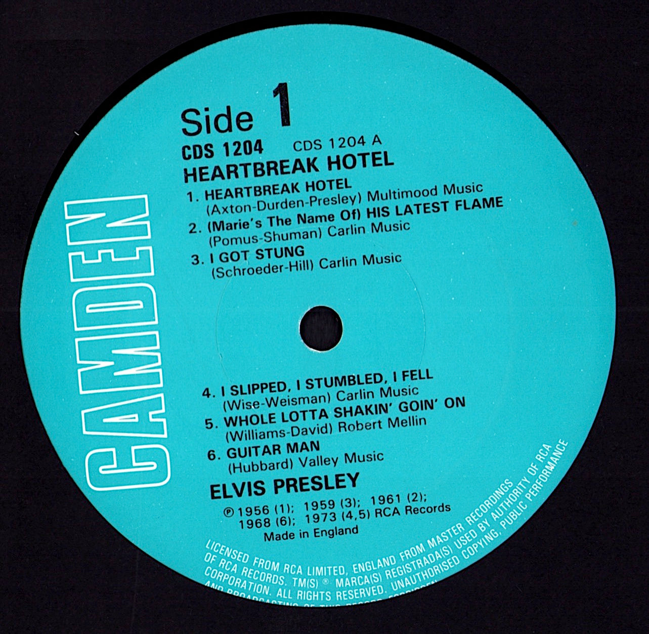 Elvis Presley - Heartbreak Hotel (Vinyl LP | UK Original | 1981)