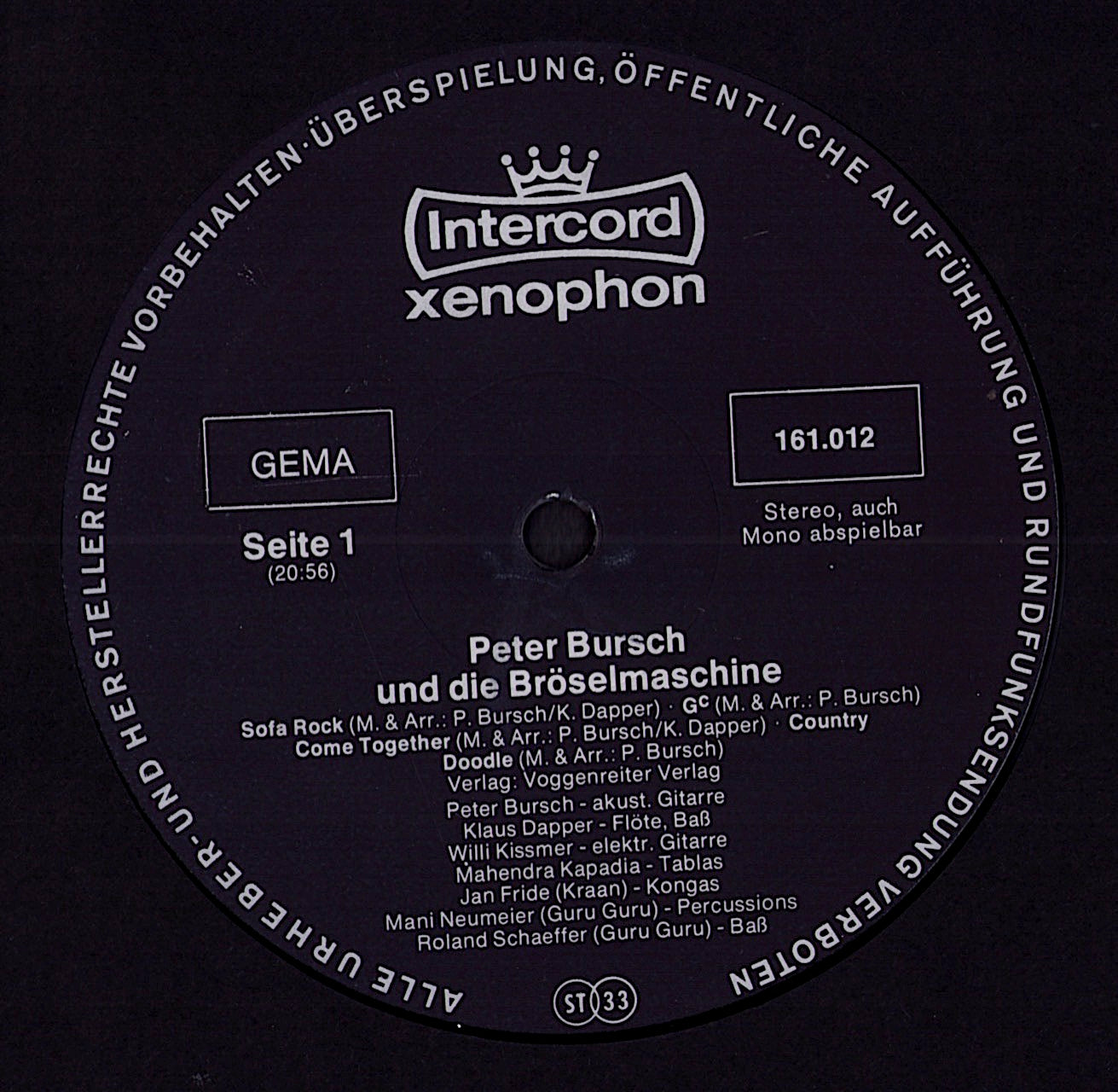 Hoelderlin - Rare Birds Vinyl LP | DE Original | 1977 Kopie Kopie