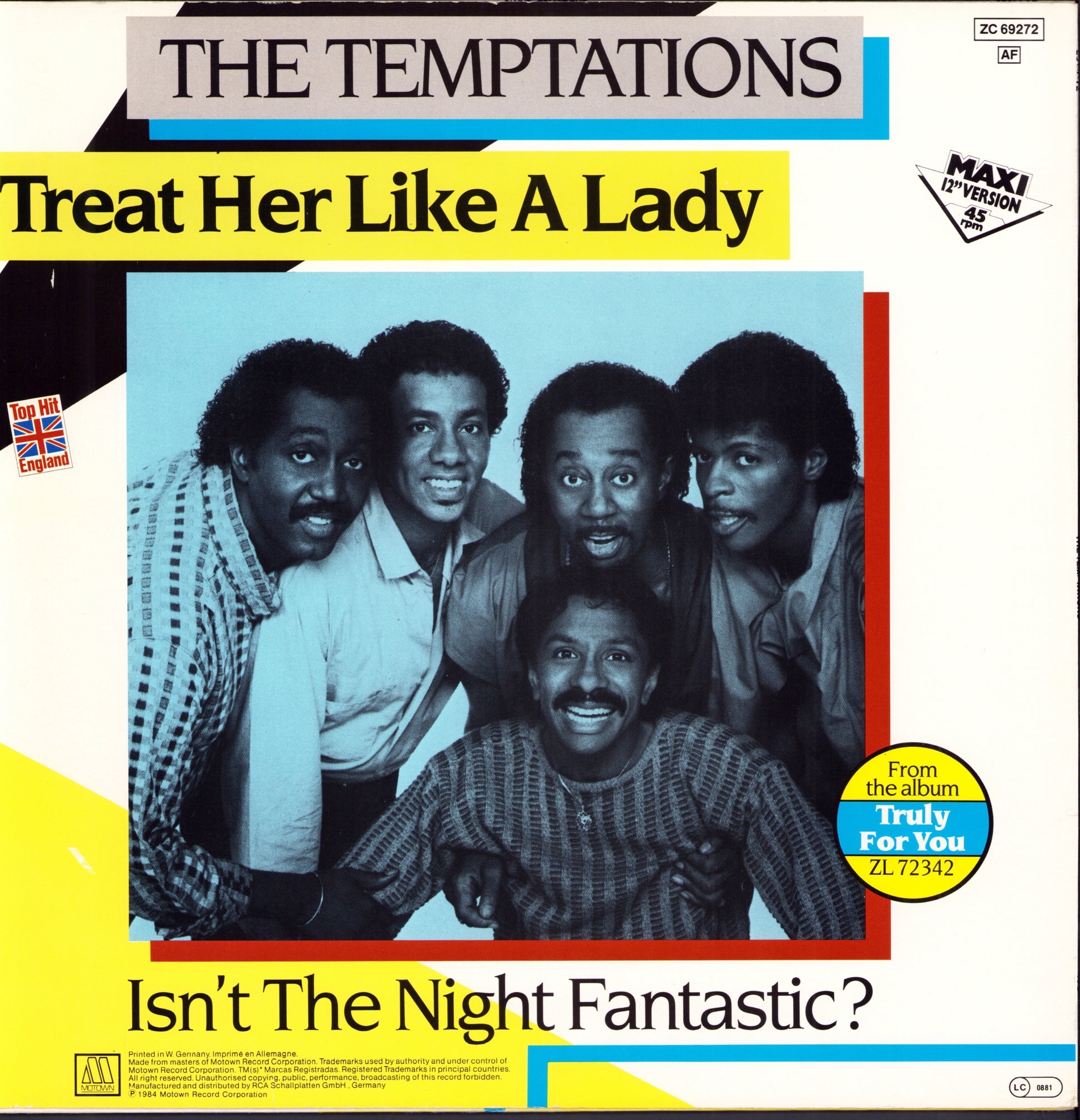 The Temptations – Treat Her Like A Lady White Vinyl 12"