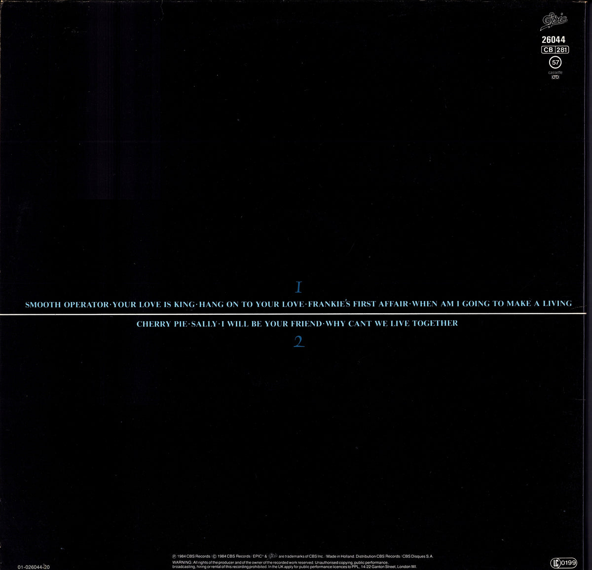 Sade - Diamond Life Vinyl LP | EU Original | 1984 | Gatefold Kopie