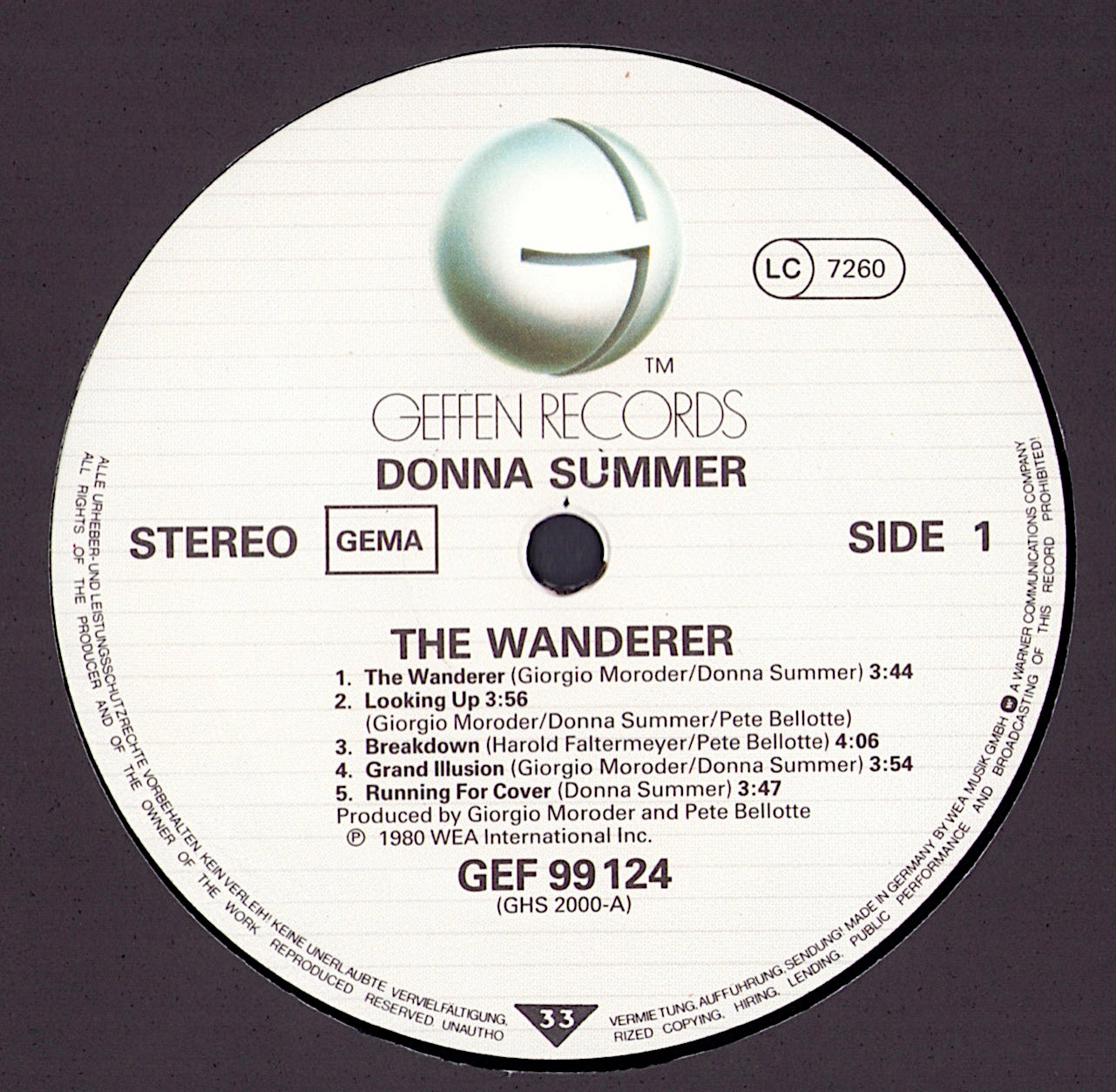 Donna Summer – The Wanderer Vinyl LP