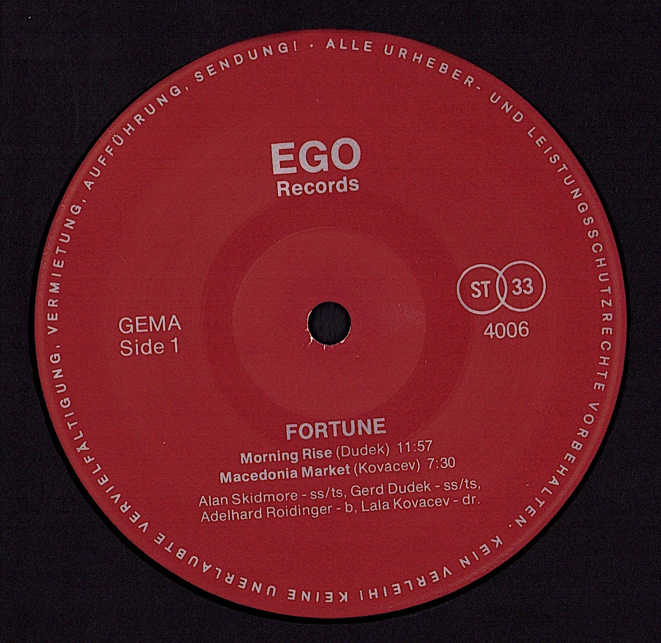 Morning Rise – Fortune Vinyl LP