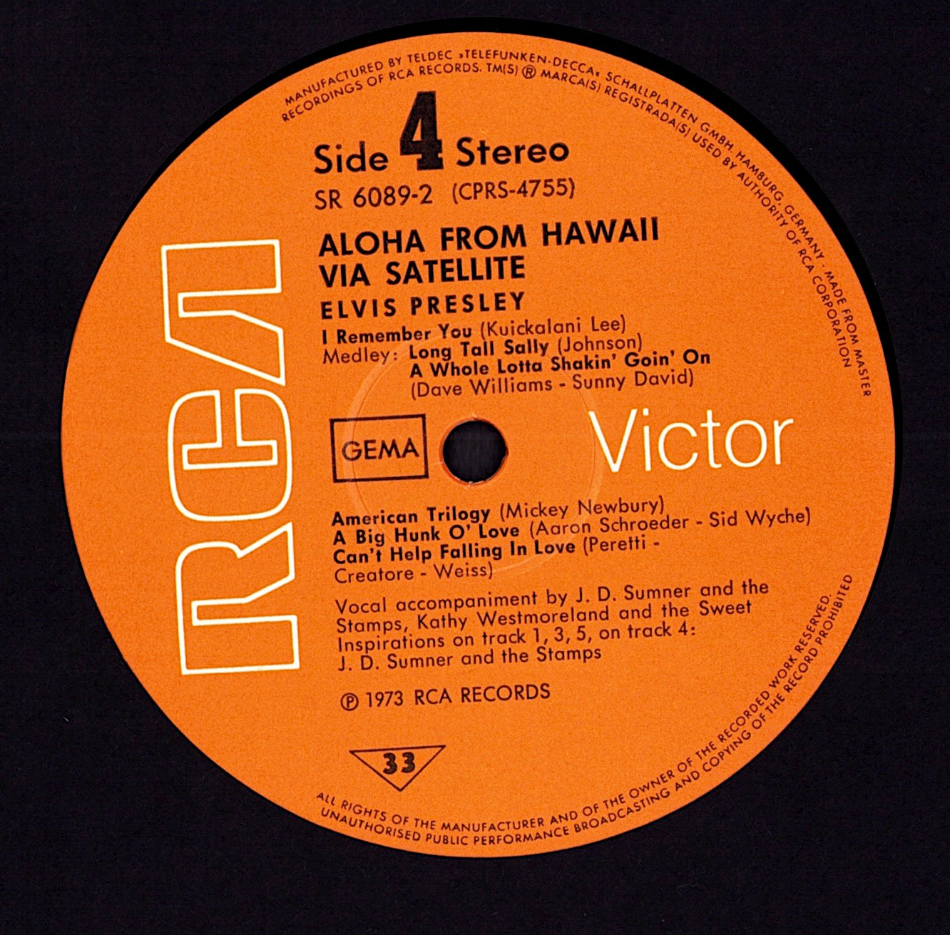 Elvis Presley - Aloha From Hawaii Via Satellite Vinyl 2LP | UK Reissue Kopie