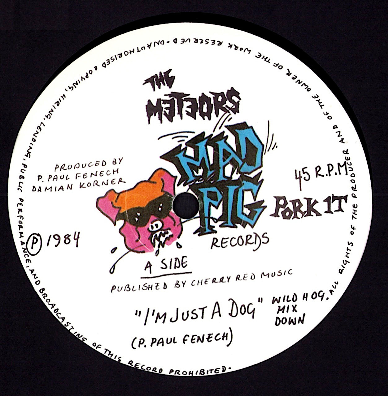 The Meteors - Monkey's Breath Vinyl LP Kopie