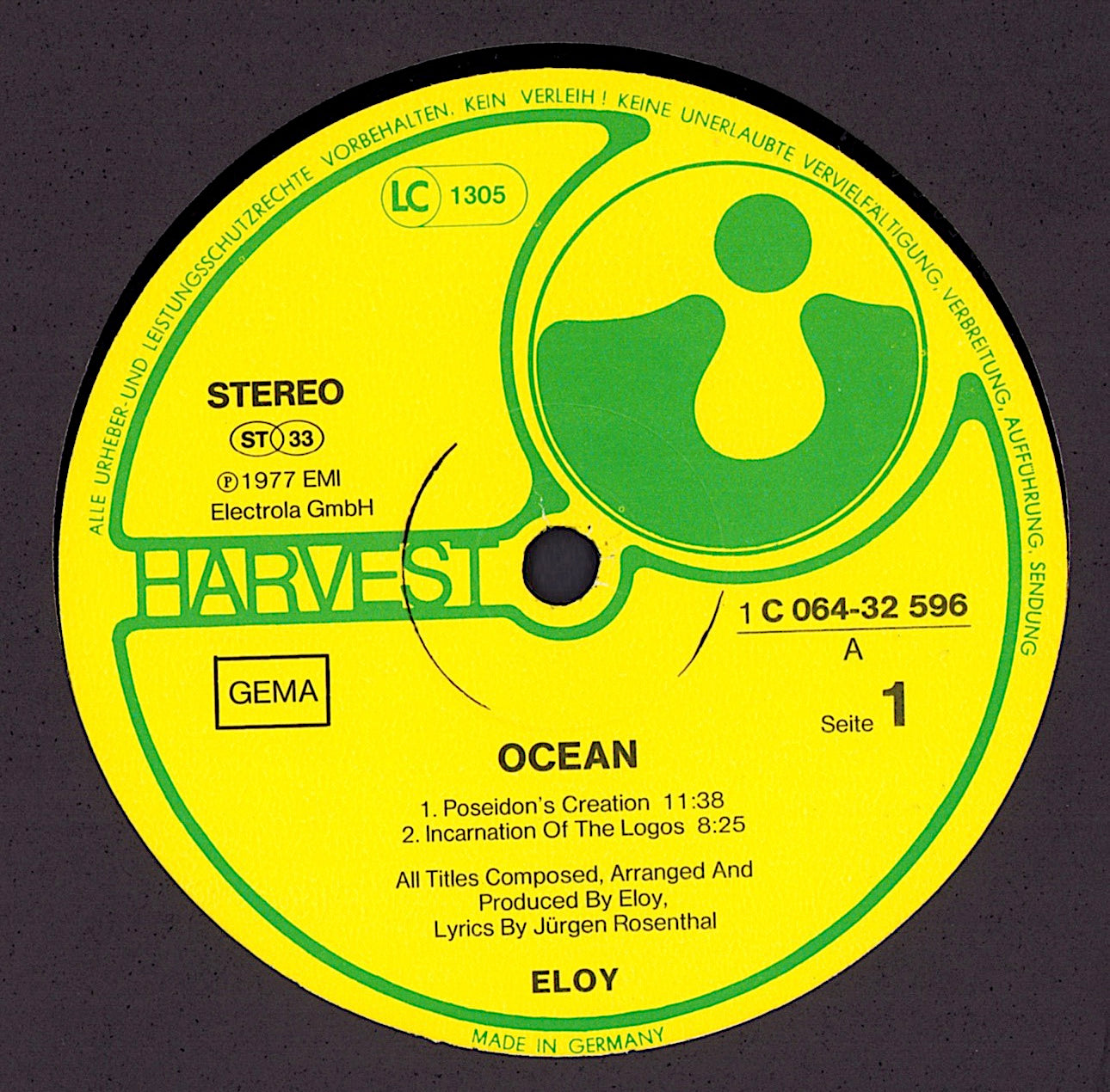 Eloy ‎- Ocean Vinyl LP