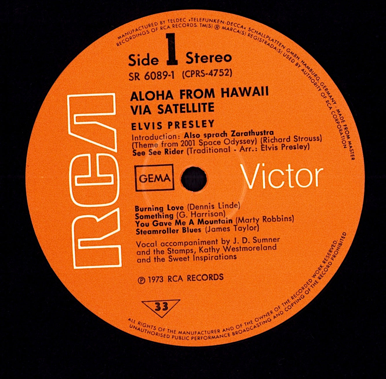 Elvis Presley - Aloha From Hawaii Via Satellite Vinyl 2LP | UK Reissue Kopie