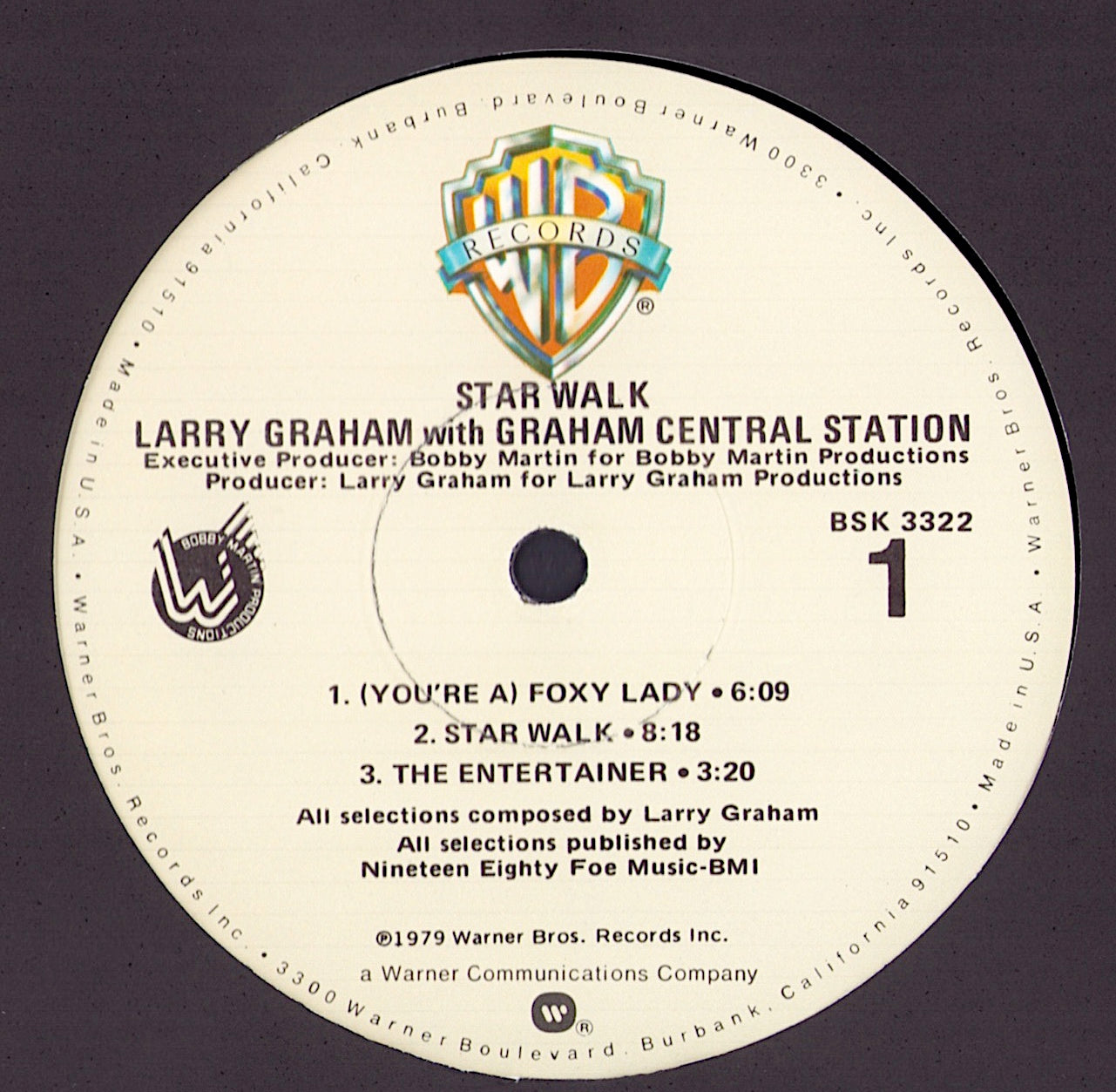 Larry Graham With Graham Central Station – Star Walk Vinyl LP