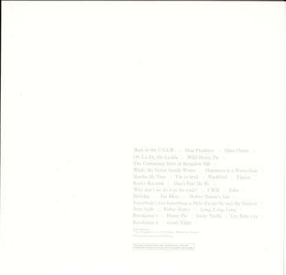 The Beatles ‎- The Beatles The White Album Vinyl 2LP