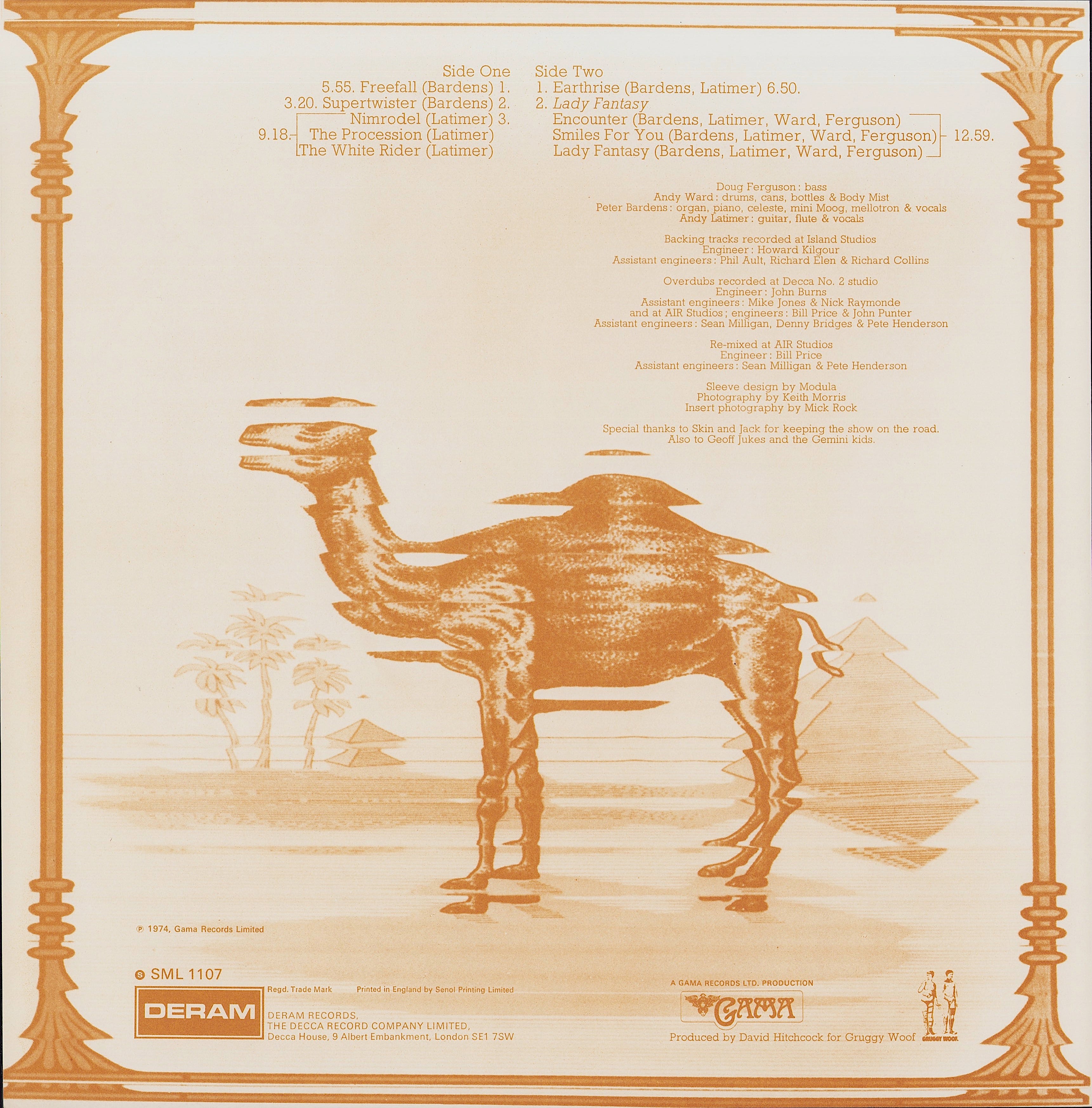 Camel ‎- Mirage (Vinyl LP) UK