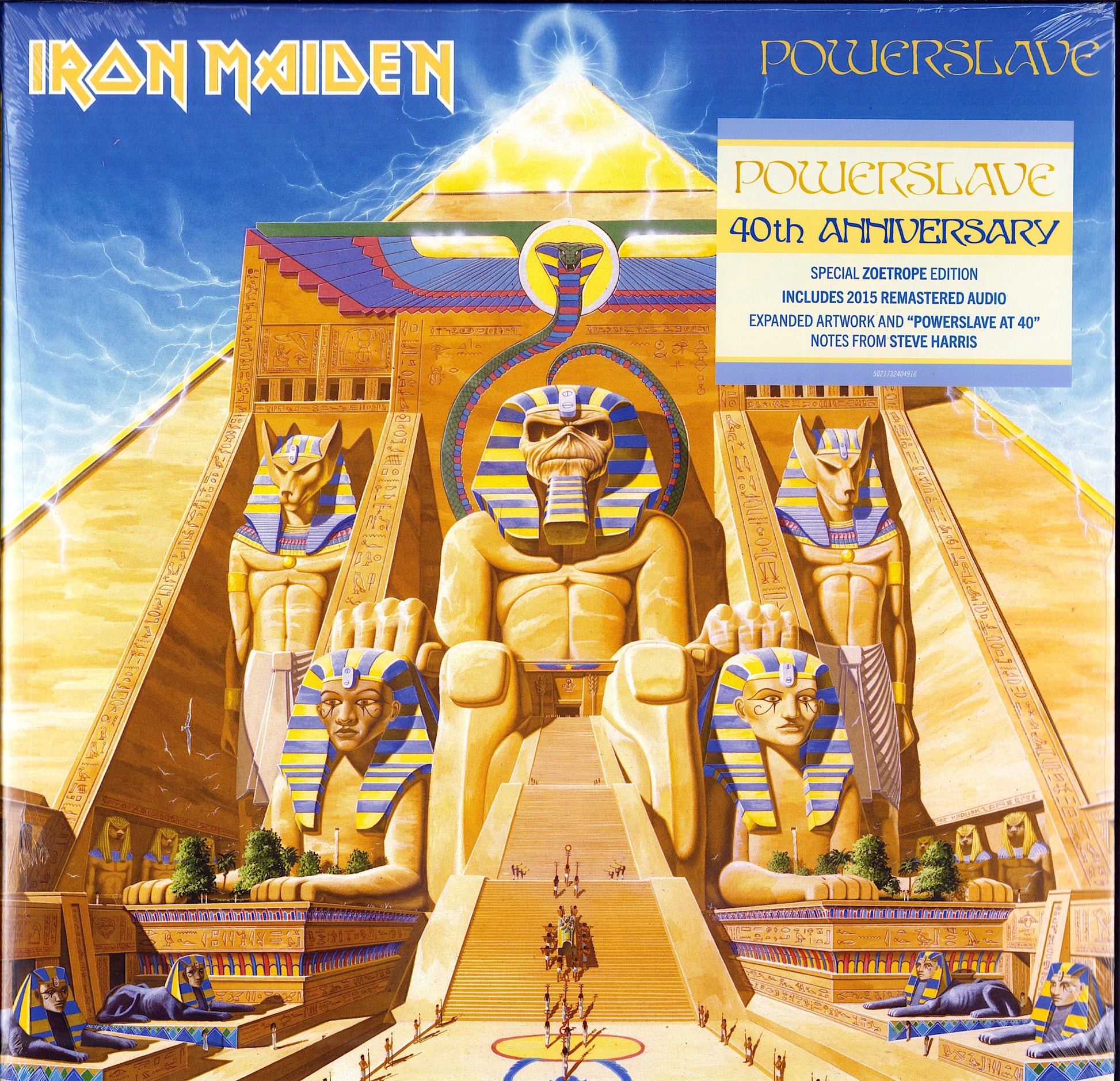 Iron Maiden ‎– Powerslave Picture Disc Vinyl 2LP Anniversary Edition