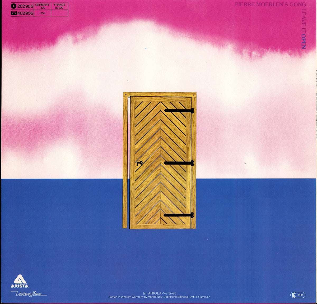 Pierre Moerlen's Gong – Leave It Open Vinyl LP | DE Original | 1981