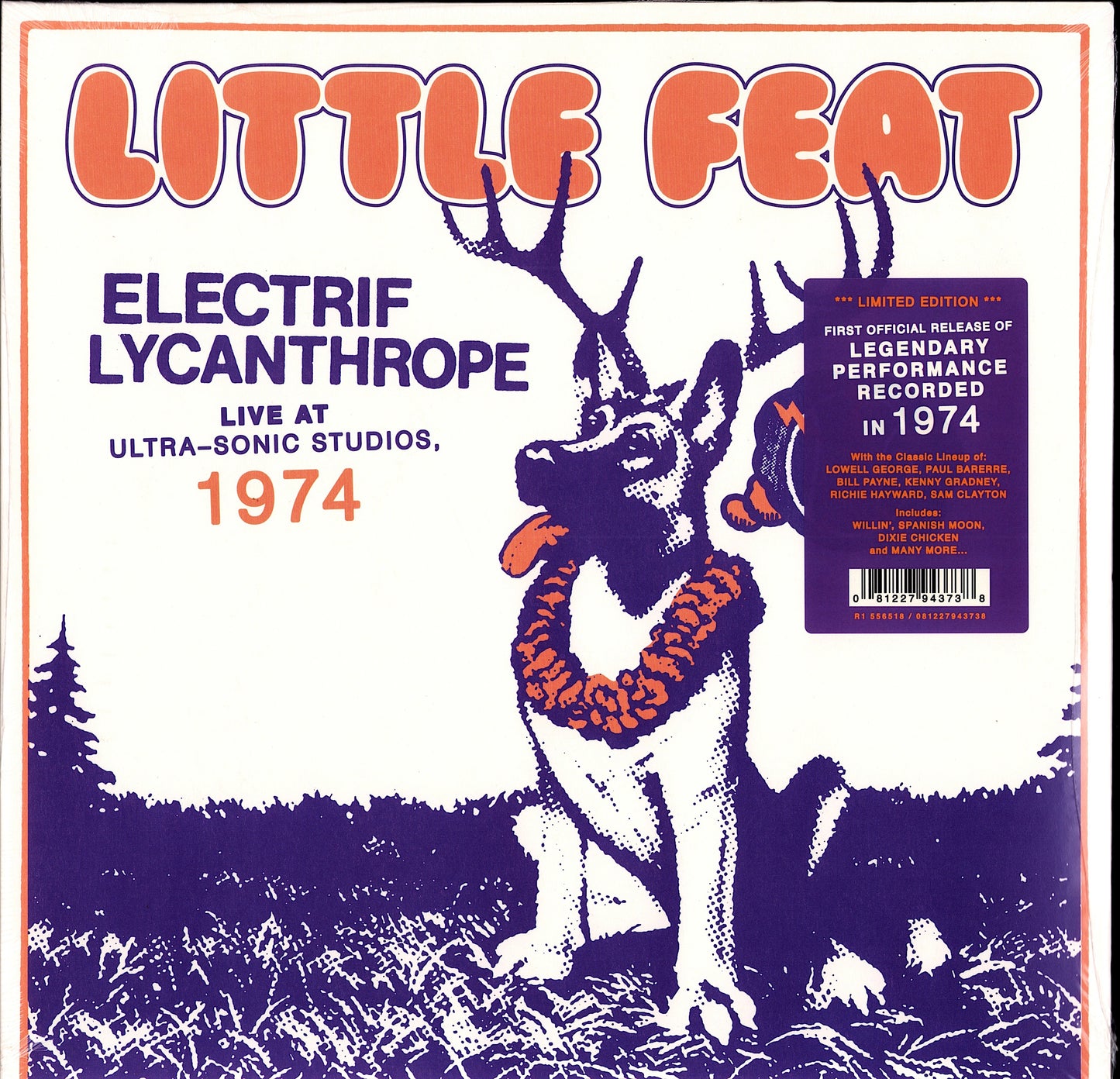 Little Feat - Electrif Lycanthrope Live At Ultra-Sonic Studios (Vinyl 2LP) Limited Edition RSD 2021 