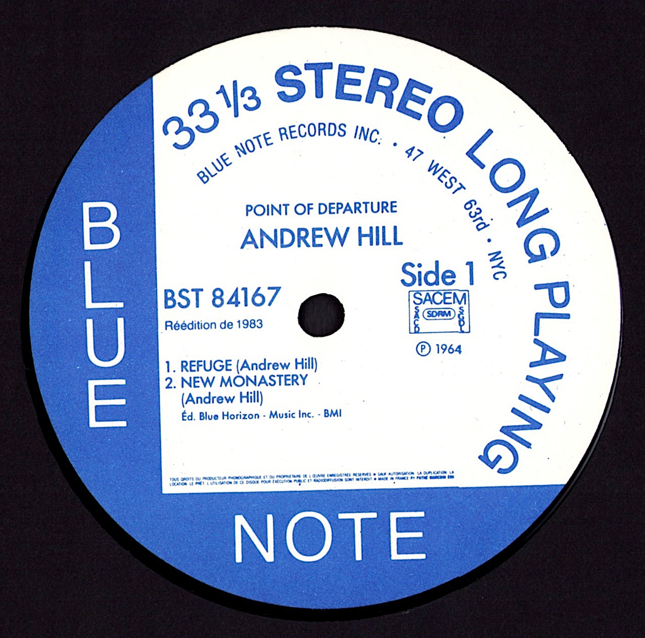 Andrew Hill – Point Of Departure Vinyl LP