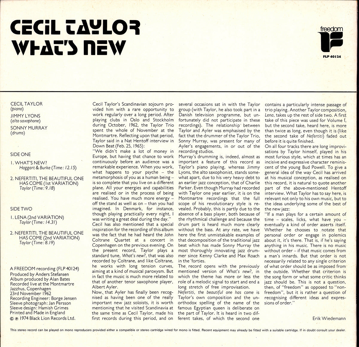 Mal Waldron Trio - Blood And Guts Vinyl LP | FR Futura Pressing | 1970 Kopie Kopie Kopie