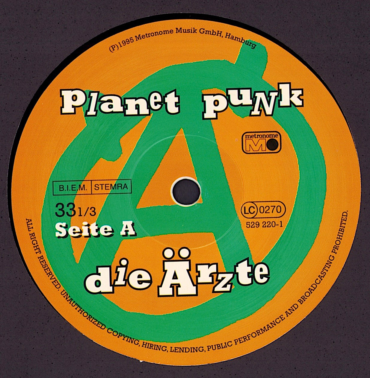 Die Ärzte – Planet Punk Vinyl 2x10"