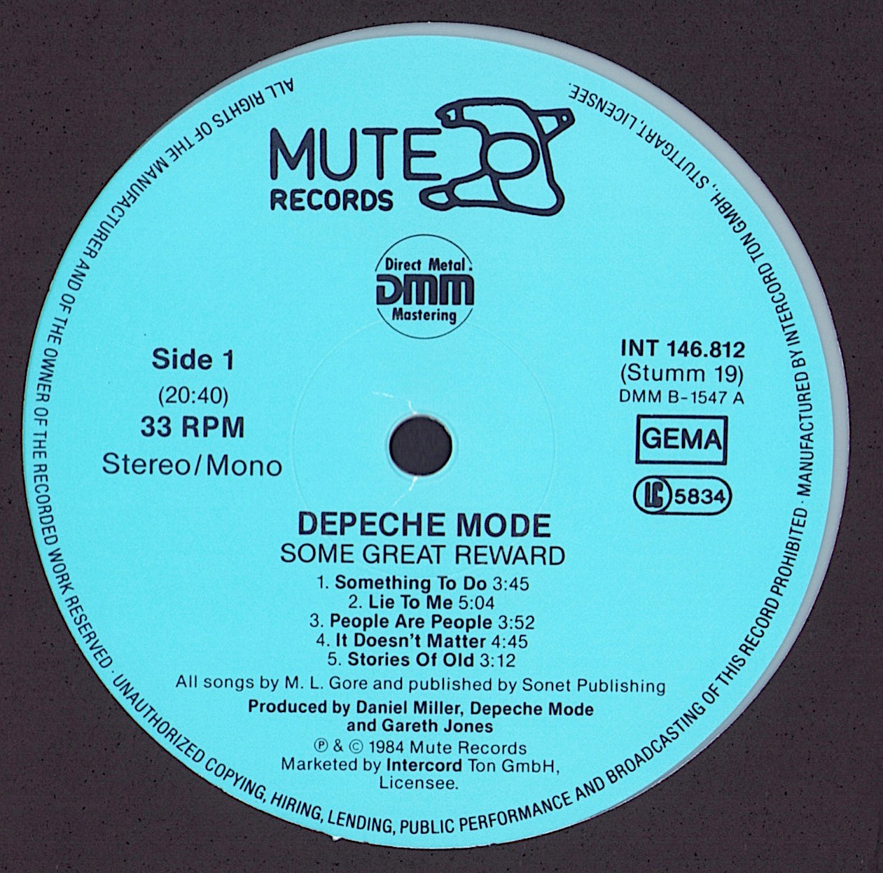 Depeche Mode - Some Great Reward