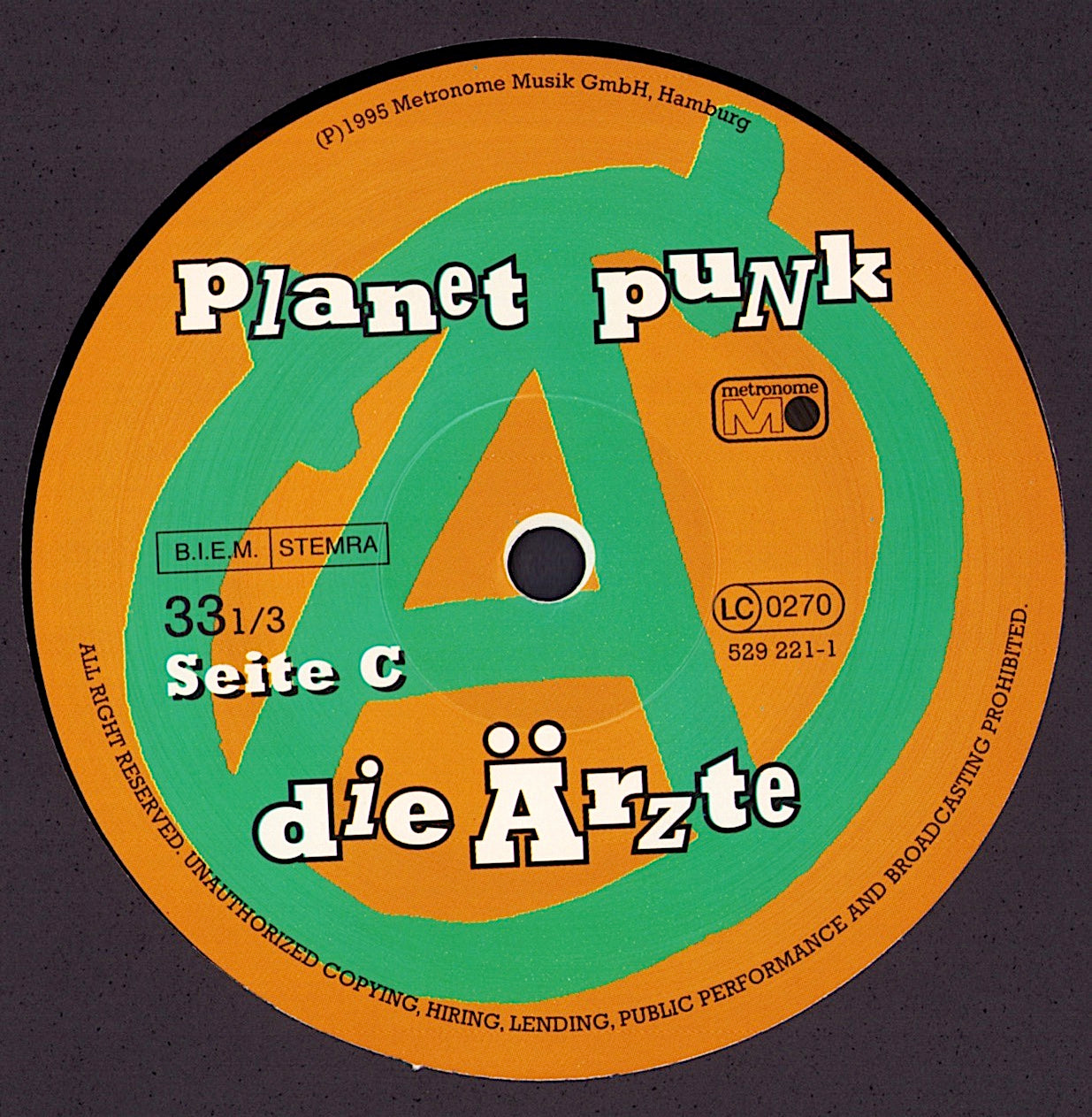 Die Ärzte – Planet Punk Vinyl 2x10"