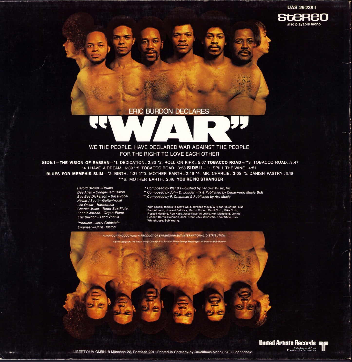 Eric Burdon & War - Eric Burdon Declares “War”