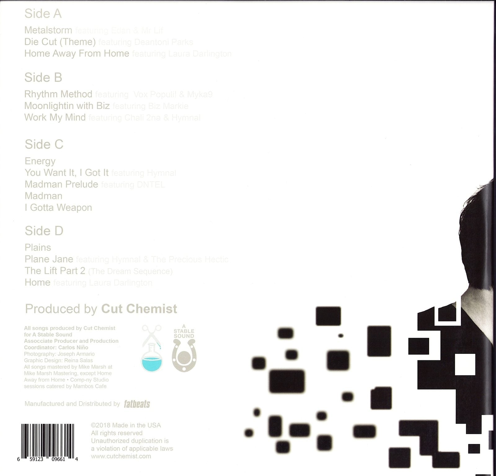 Cut Chemist ‎- Die Cut Vinyl 2LP