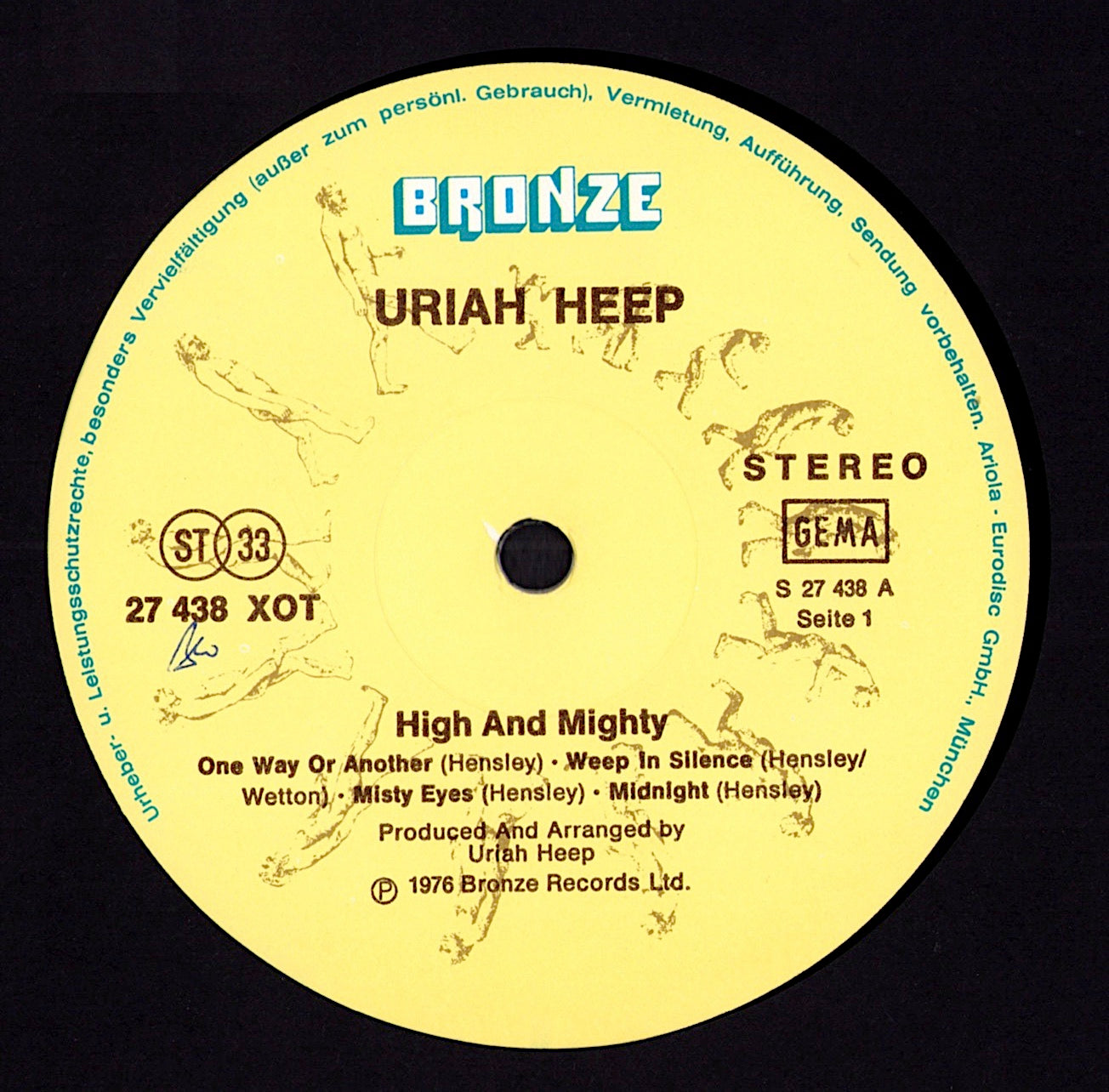 Uriah Heep – Wonderworld Vinyl LP Kopie