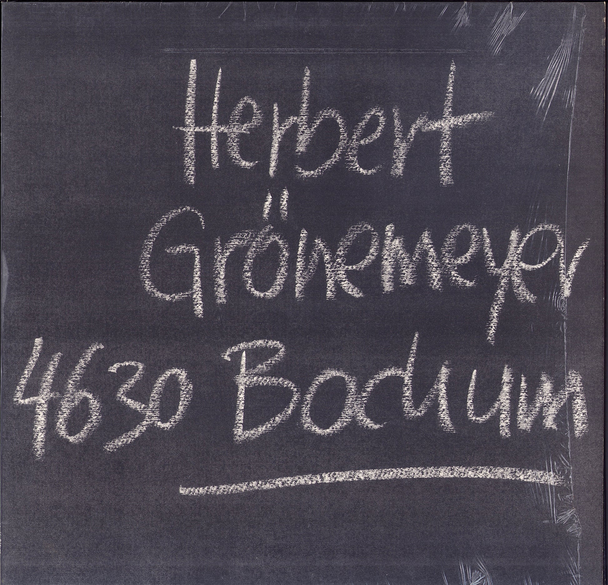 Herbert Grönemeyer - 4630 Bochum Vinyl LP