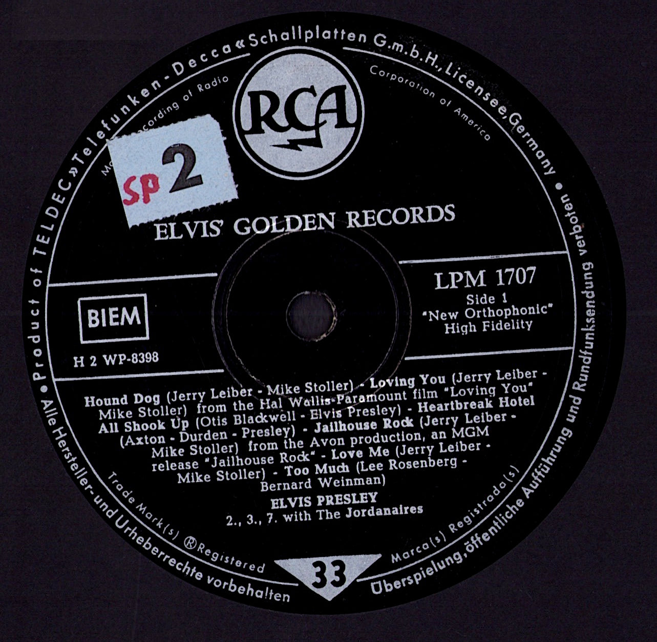 Elvis Presley - Elvis' Golden Records (Vinyl LP | DE Reissue | 1959)