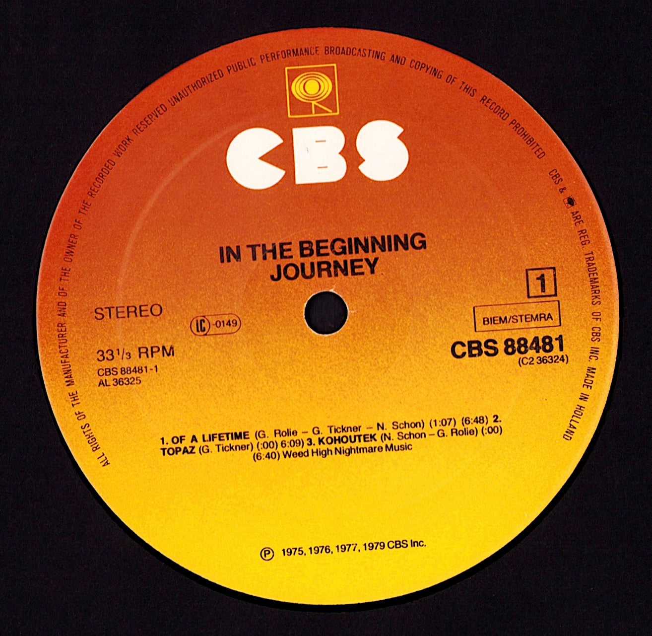 Journey - In the Beginning 1975-1977 Vinyl 2LP