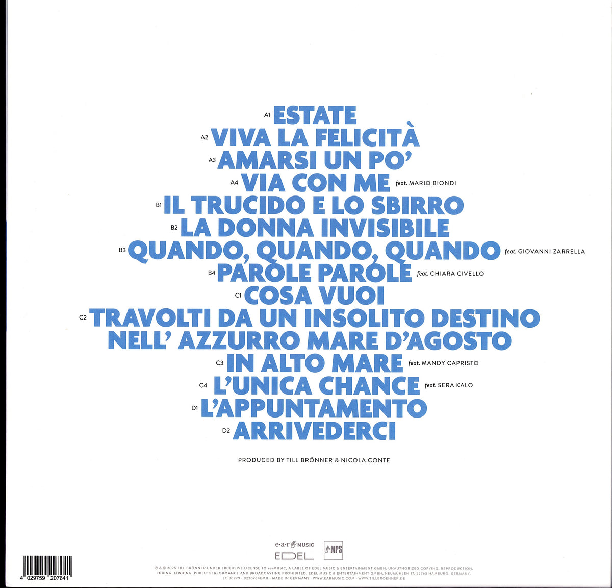 Till Brönner - Italia (Vinyl 2LP | German Release | 2025 | Gatefold)