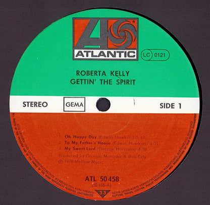 Roberta Kelly – Gettin' The Spirit Vinyl LP