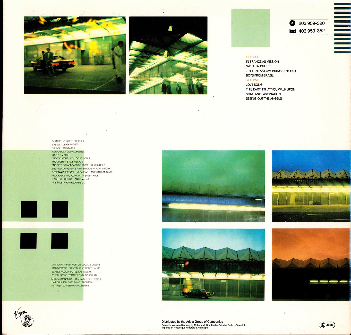 Simple Minds - Sons And Fascination (Vinyl LP | DE Original | 1981)