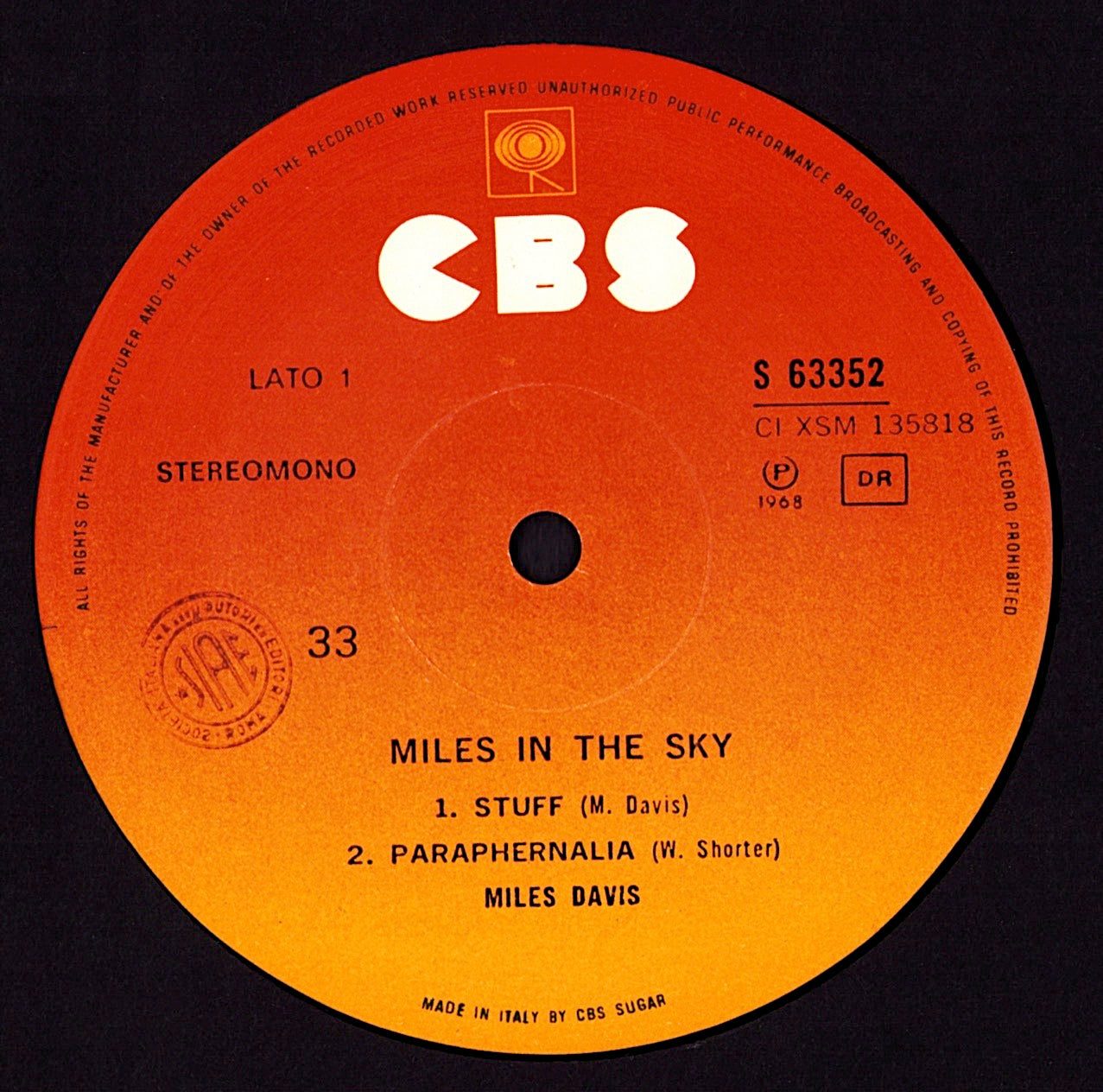 Miles Davis - Miles In The Sky Vinyl LP