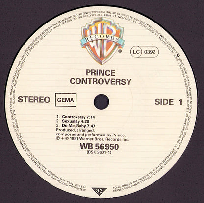 Prince – Controversy Vinyl LP