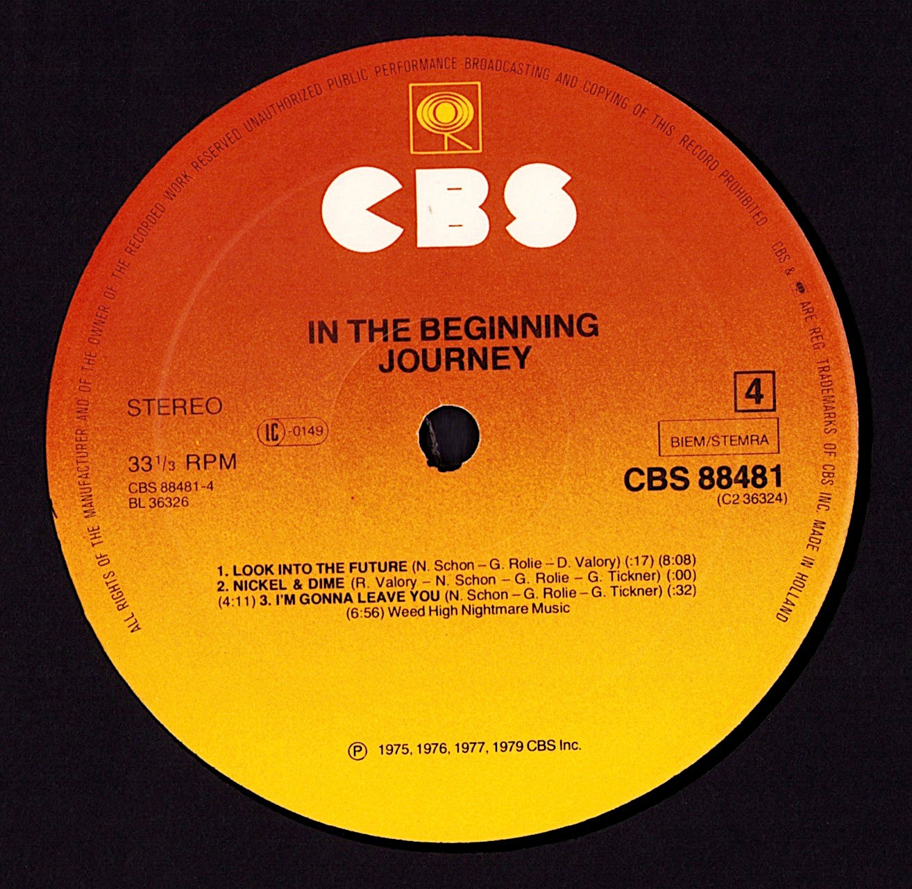 Journey - In the Beginning 1975-1977 Vinyl 2LP