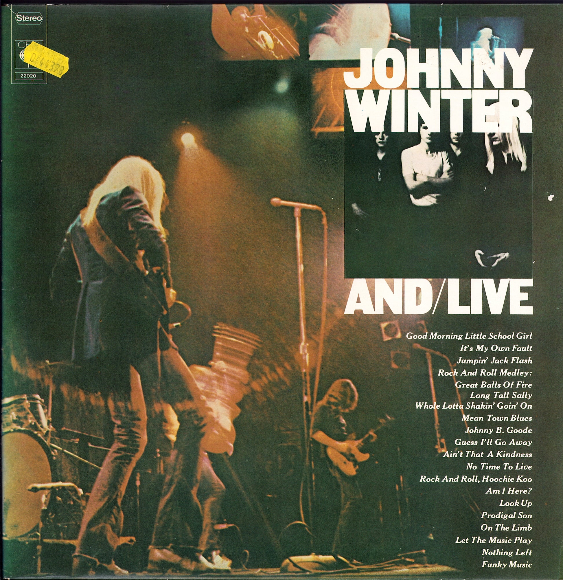 Johnny Winter – And/Live Vinyl 2LP