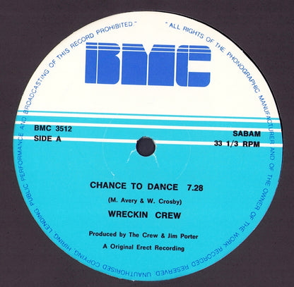 Wreckin' Crew – Chance To Dance Vinyl 12"