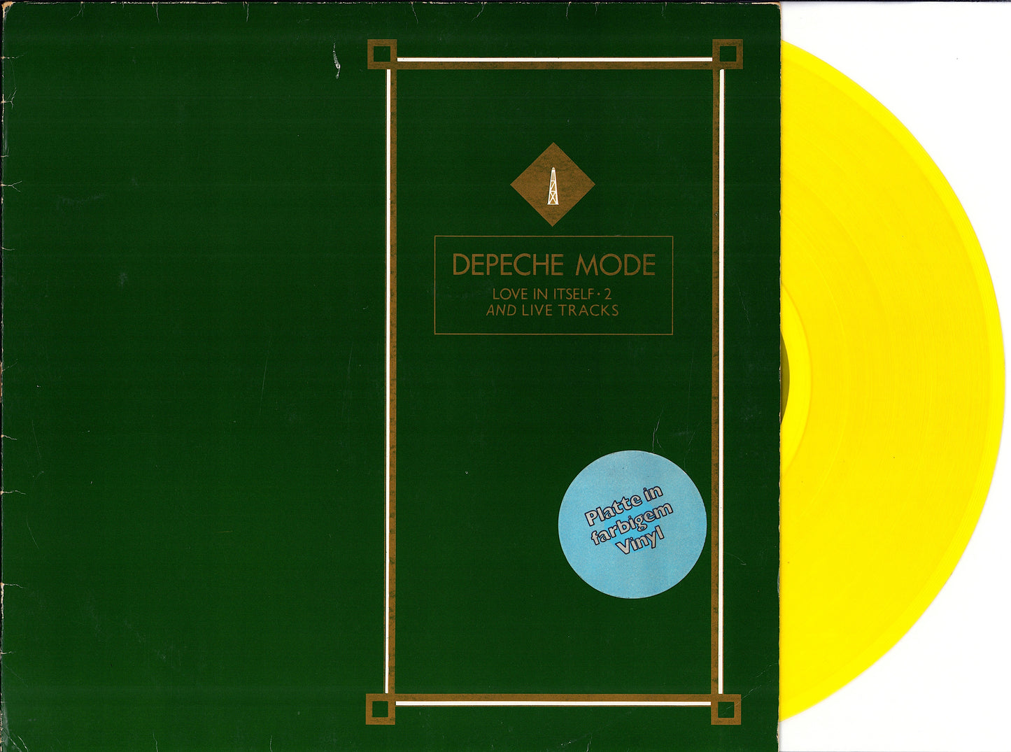 Depeche Mode – Love In Itself · 2 And Live Tracks Yellow Clear Vinyl 12"