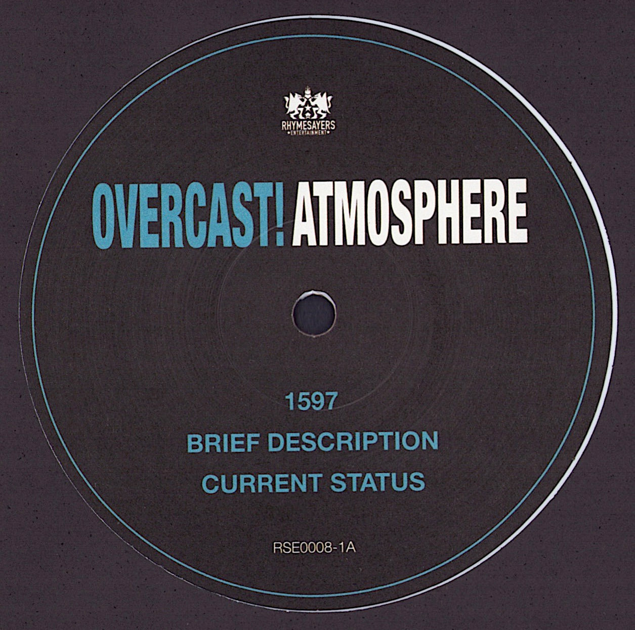 Atmosphere - Overcast! - Twenty Year Anniversary White Vinyl 3LP Limited Edition